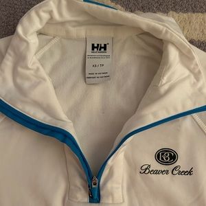 White Quarter Zip Helly Hansen Pullover